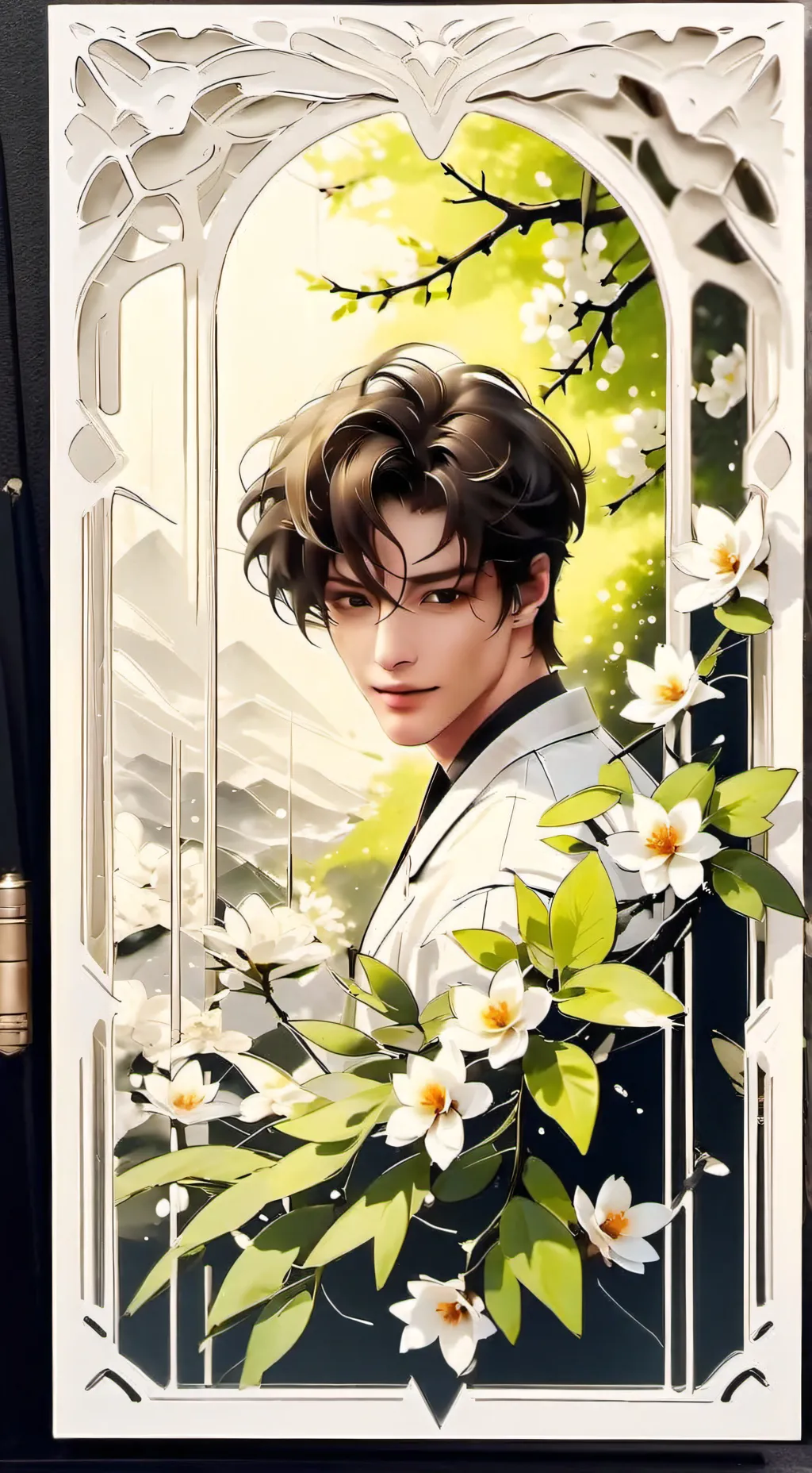 ai character: Lorenzo Berkshire  background