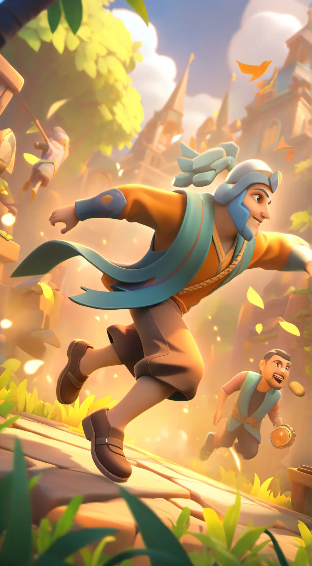 ai character: Game player background