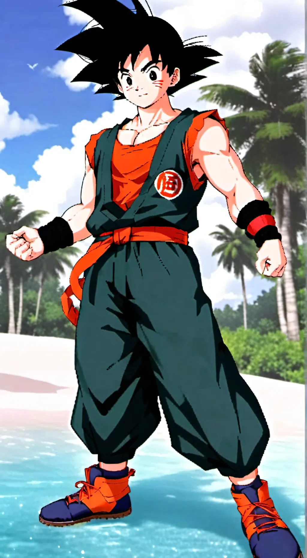 ai character: goku background