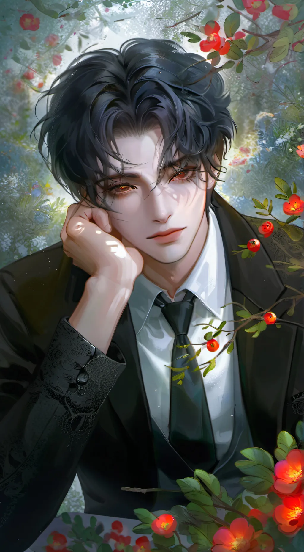 ai character: 💢 Noah💢 background