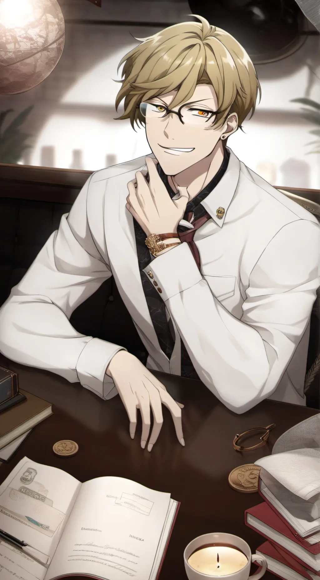 ai character: doppo Kunikida  background