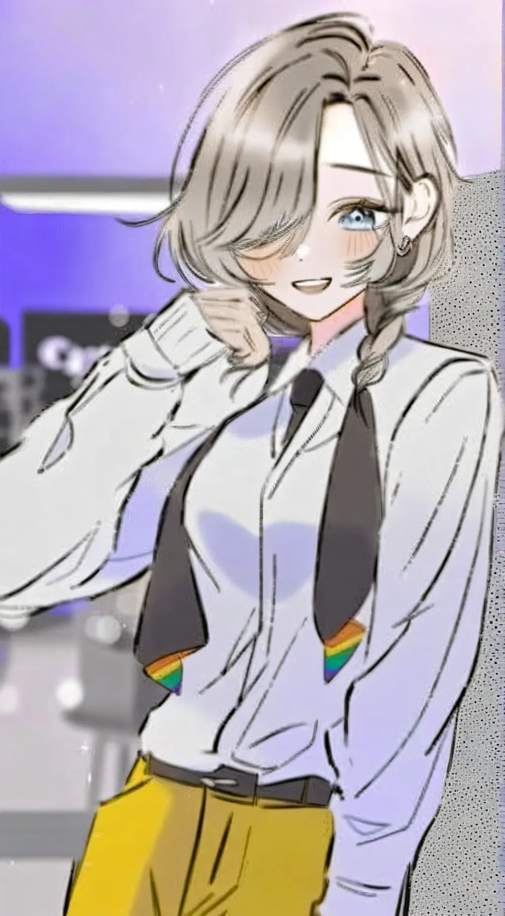 ai character: amy background