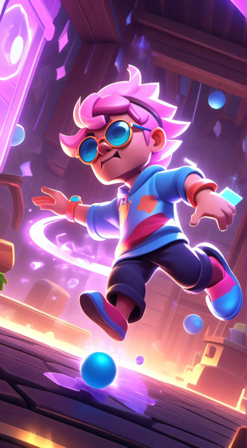 ai character: dandys world background