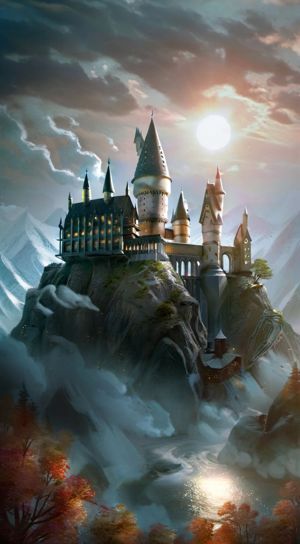 ai character: Hogwarts  background