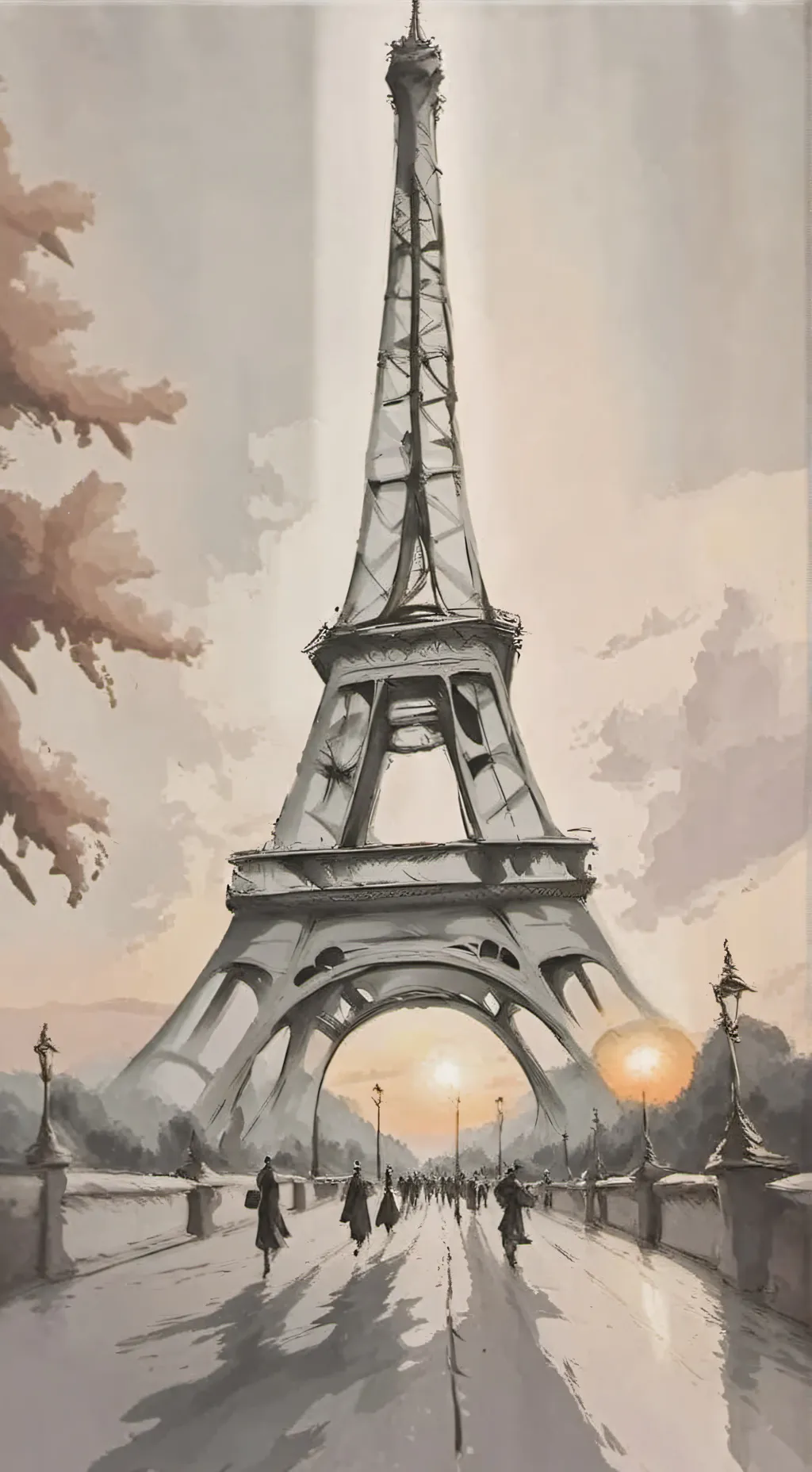 ai character: Hogwarts Paris background