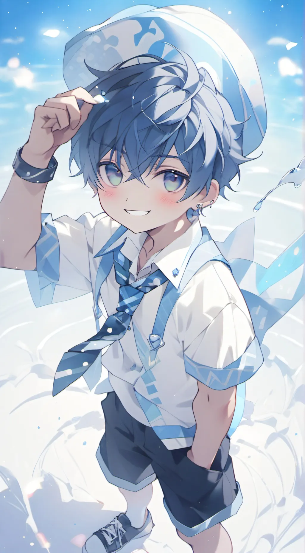 ai character: Norman  background