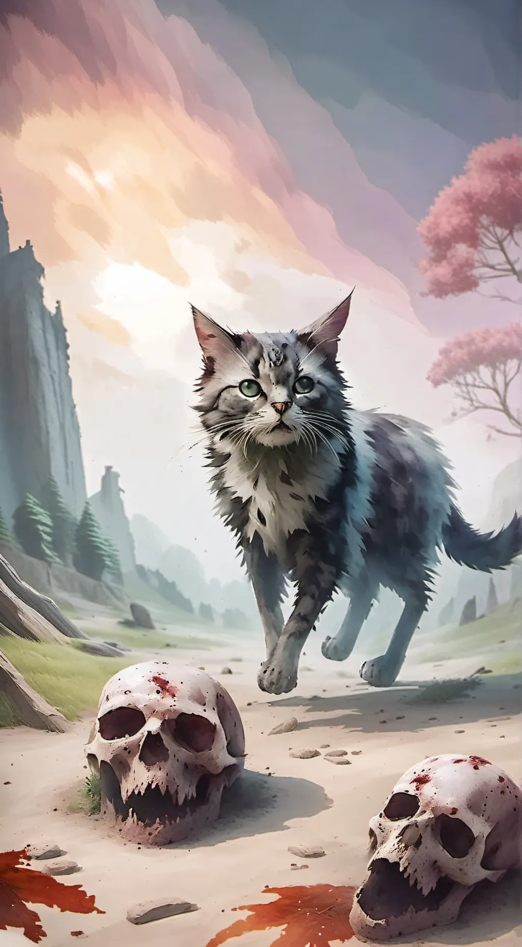 ai character: old memories  background