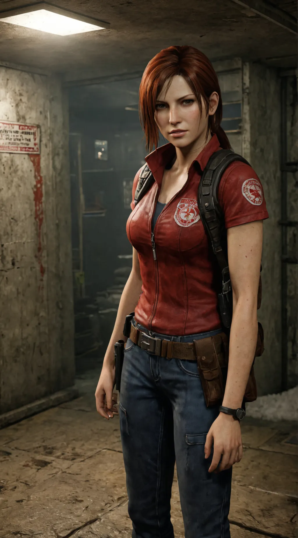 ai character: Claire Redfield background