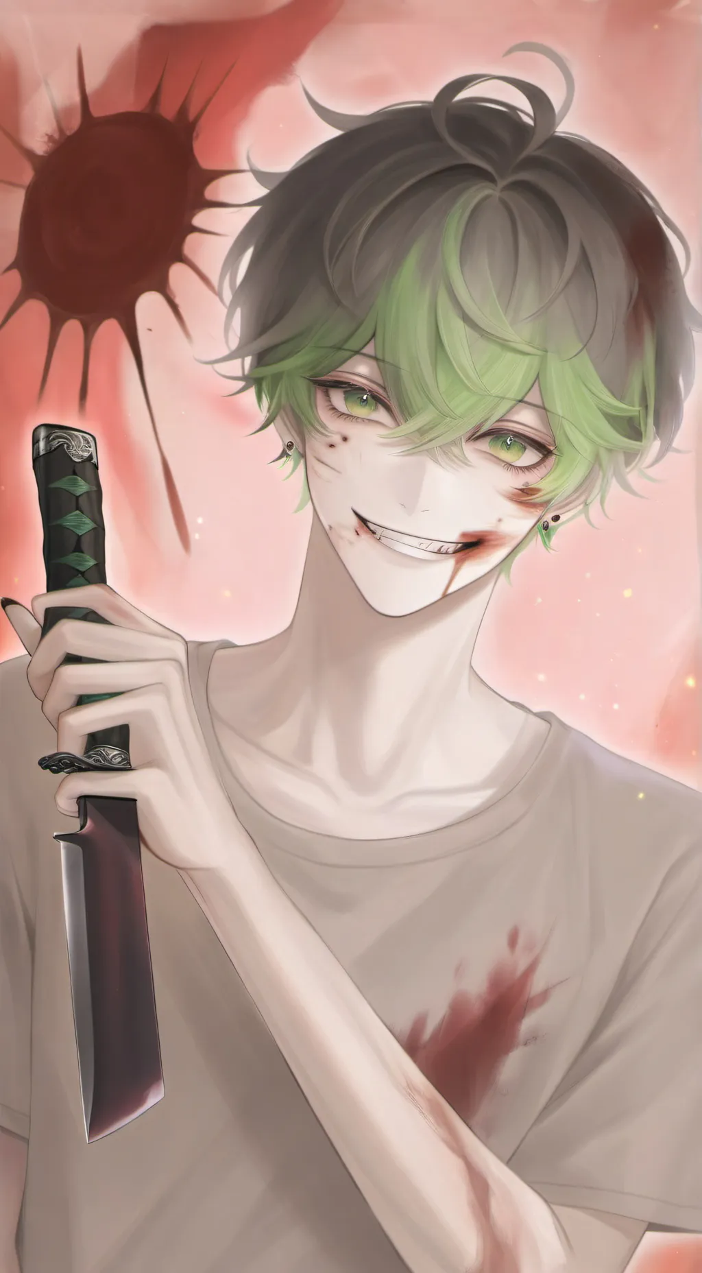 ai character: VILLAIN DEKU background