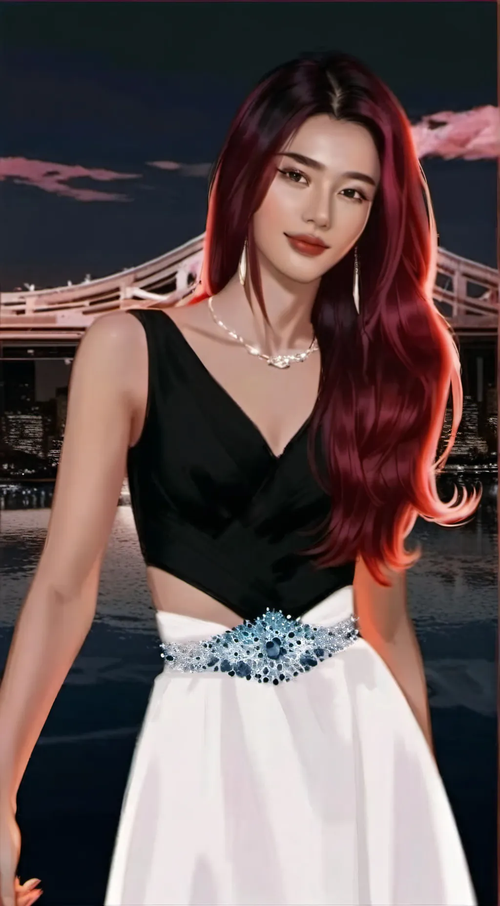 ai character: mikha lim background