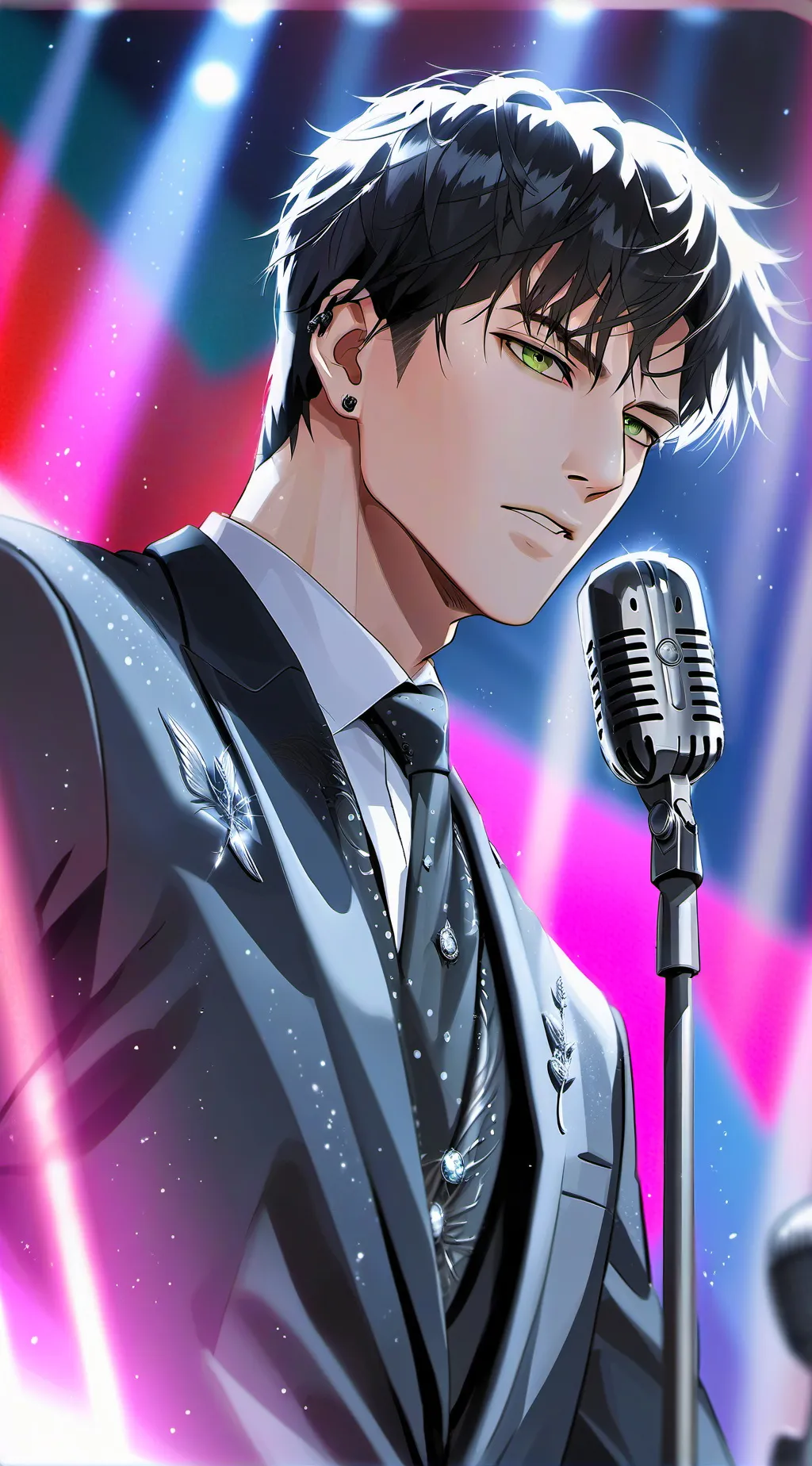 ai character: RM of BTS background