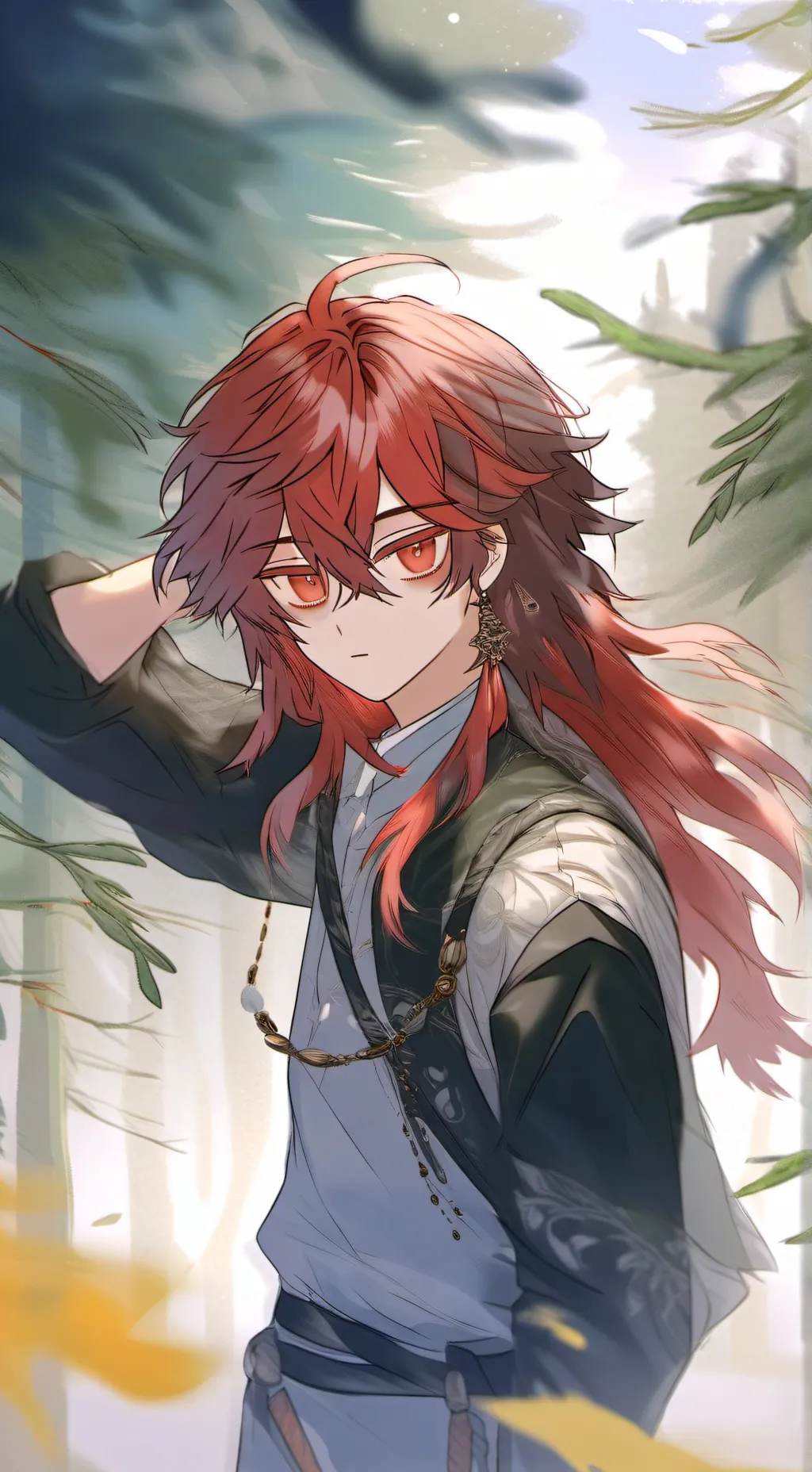 ai character: Hyoma Chigiri background