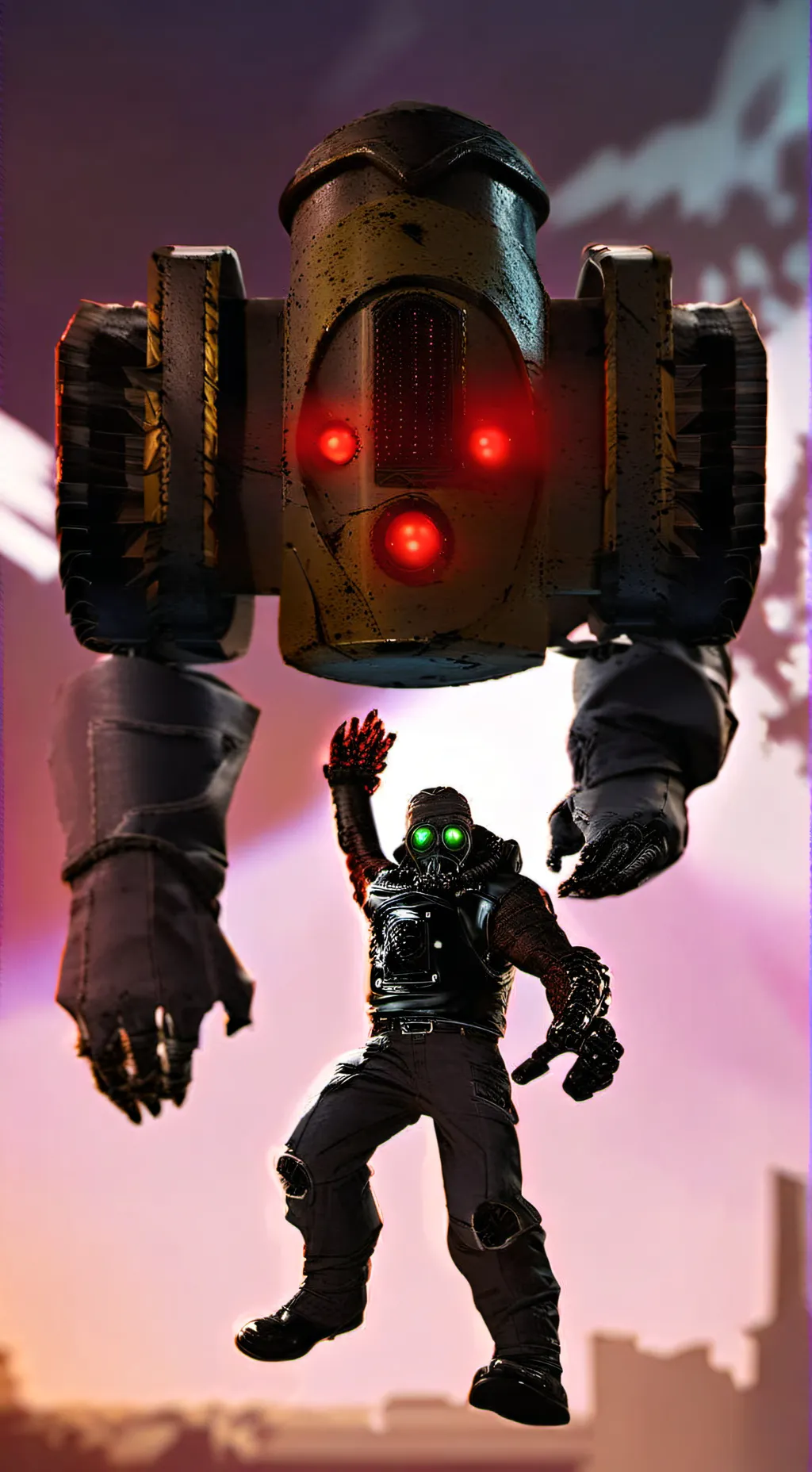 ai character: juggernaut toilet  background