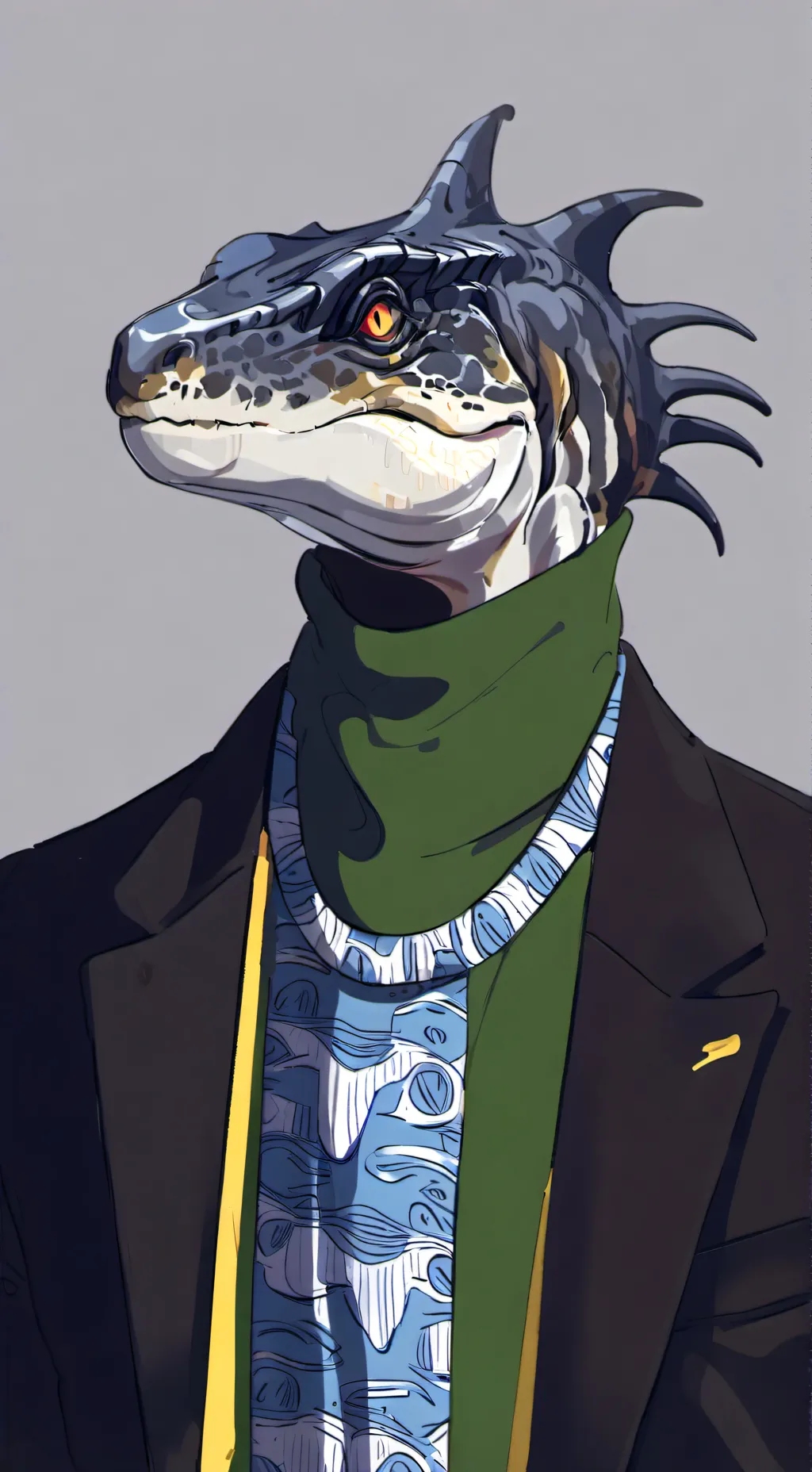ai character: el dinosaurio background