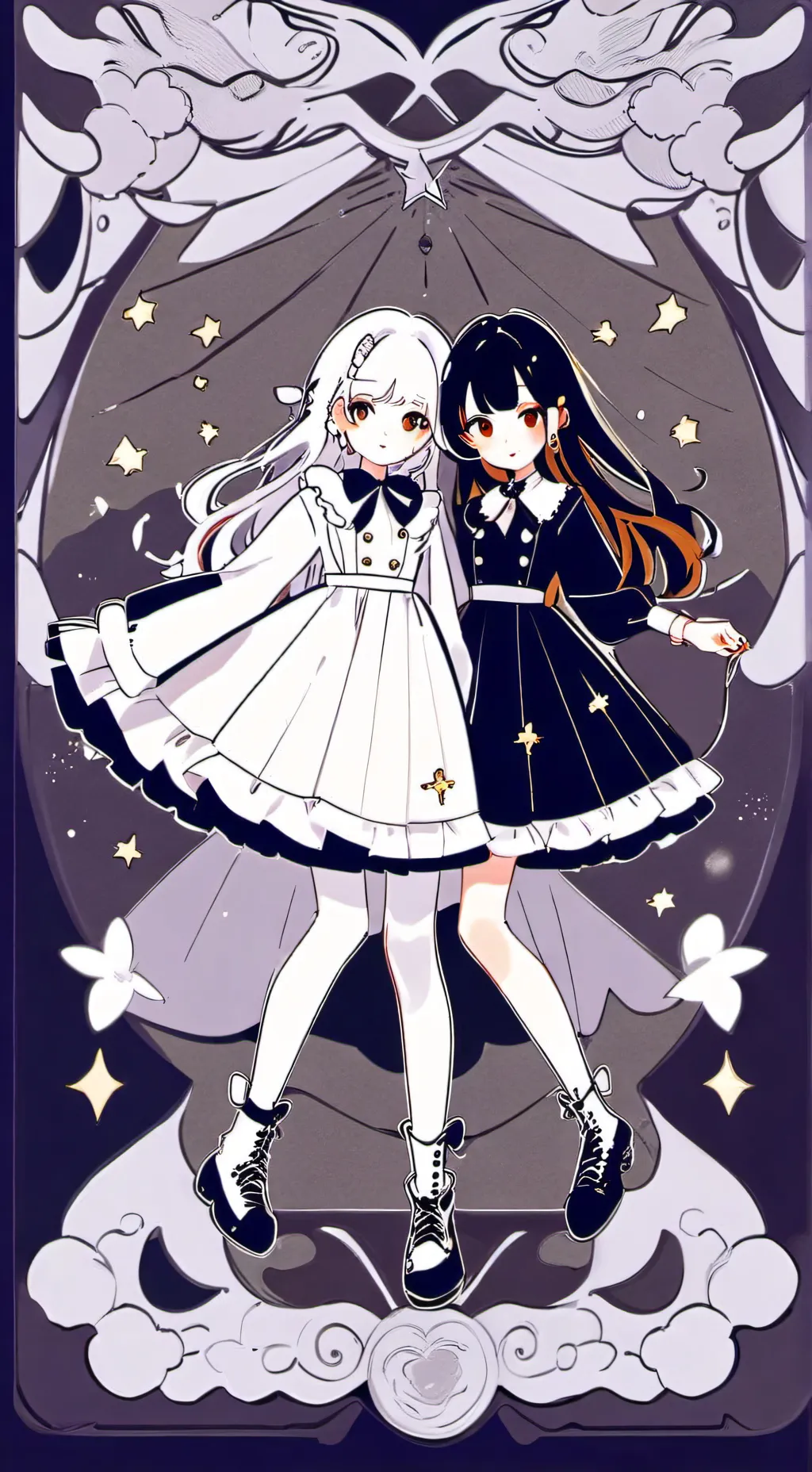 ai character: evil twins  background