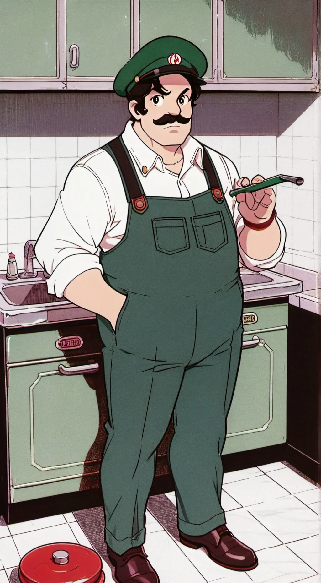 ai character: Handy Andy  background