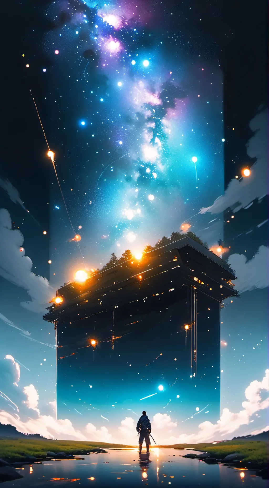 ai character: dandys space background