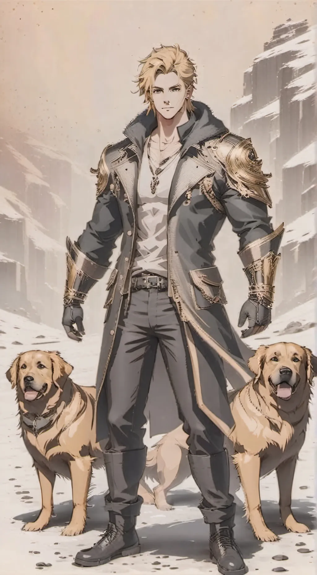 ai character: Miles  background