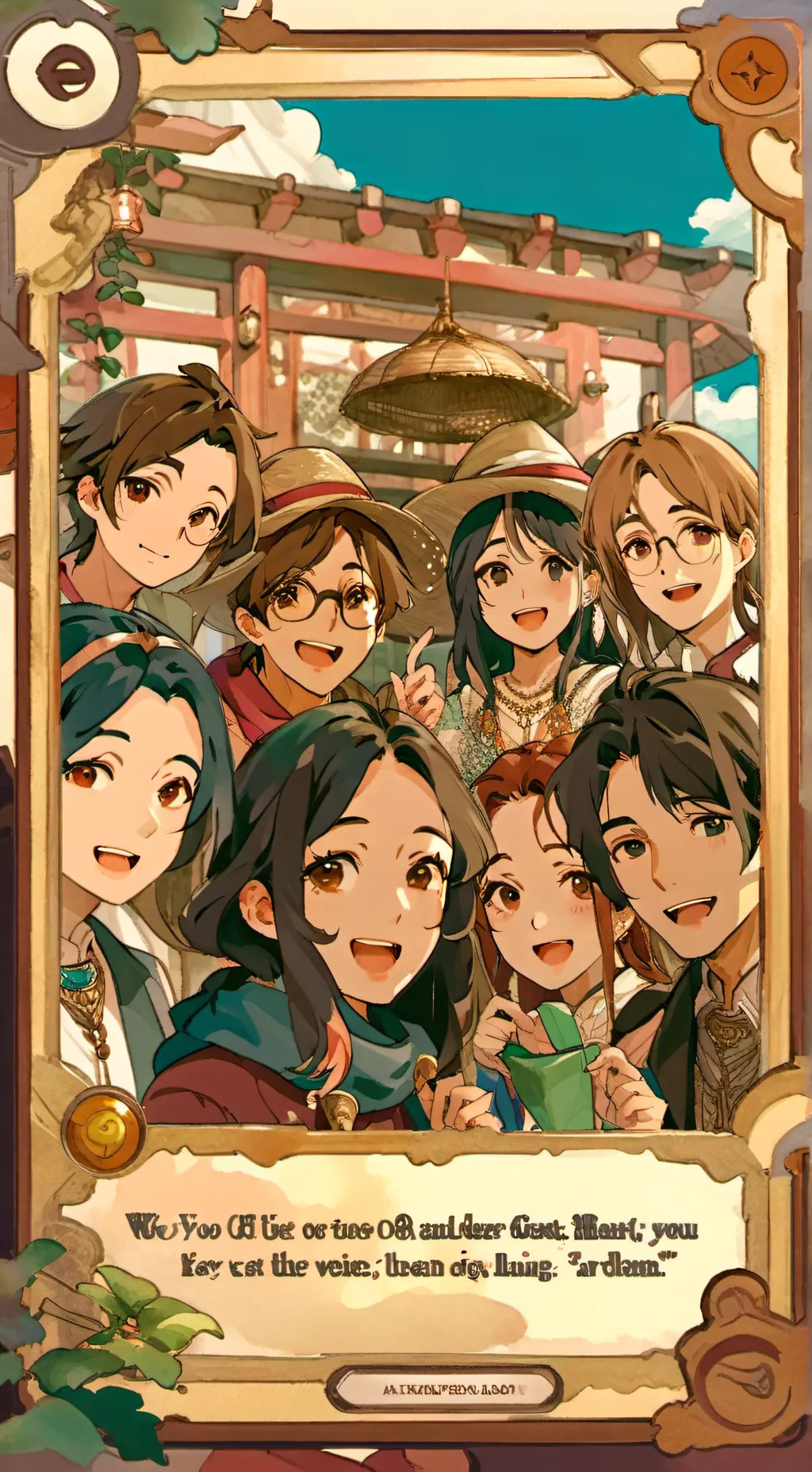 ai character: Students GC background