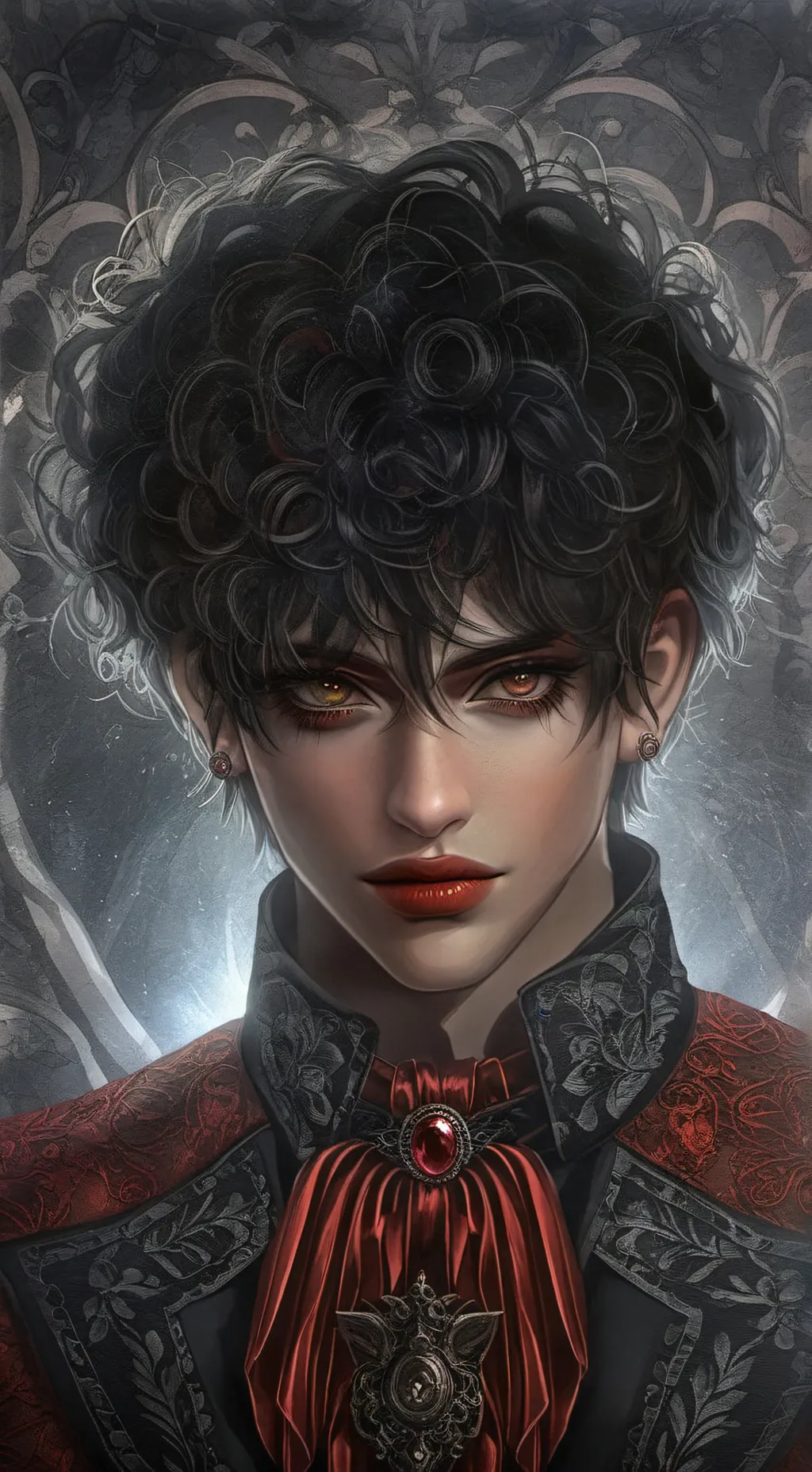 ai character: el rey oscuro  background