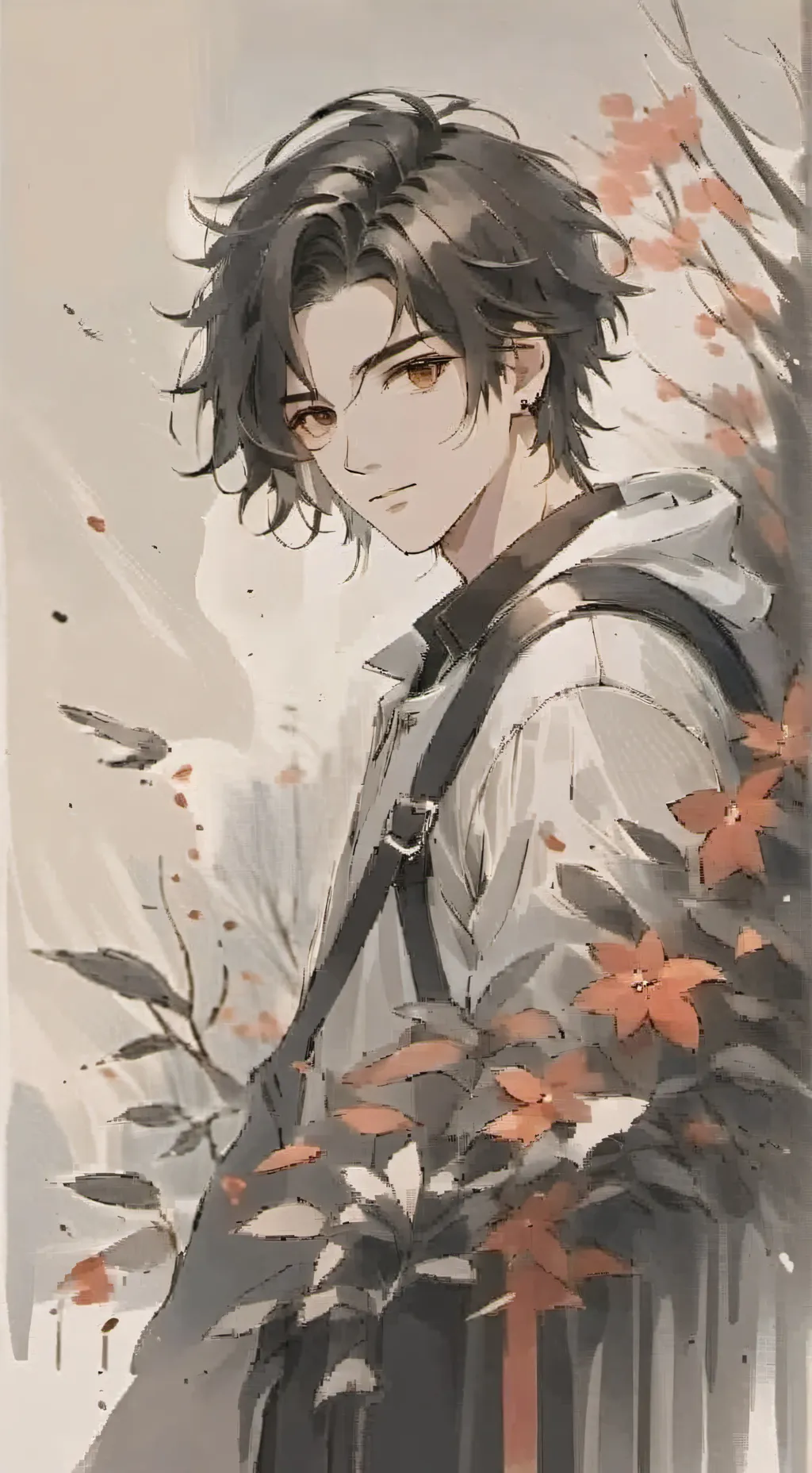 ai character: Jeremy 😉💐 background