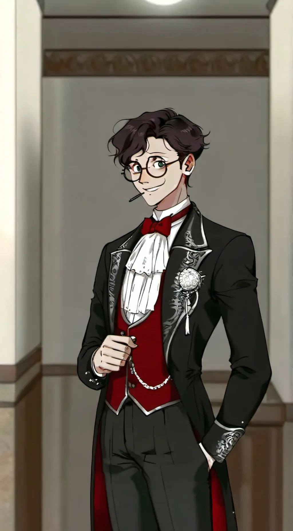 ai character: alastor  background