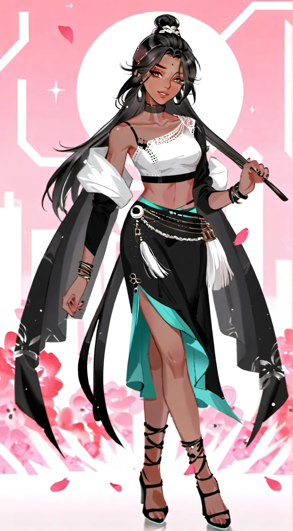 ai character: Kriegerin background
