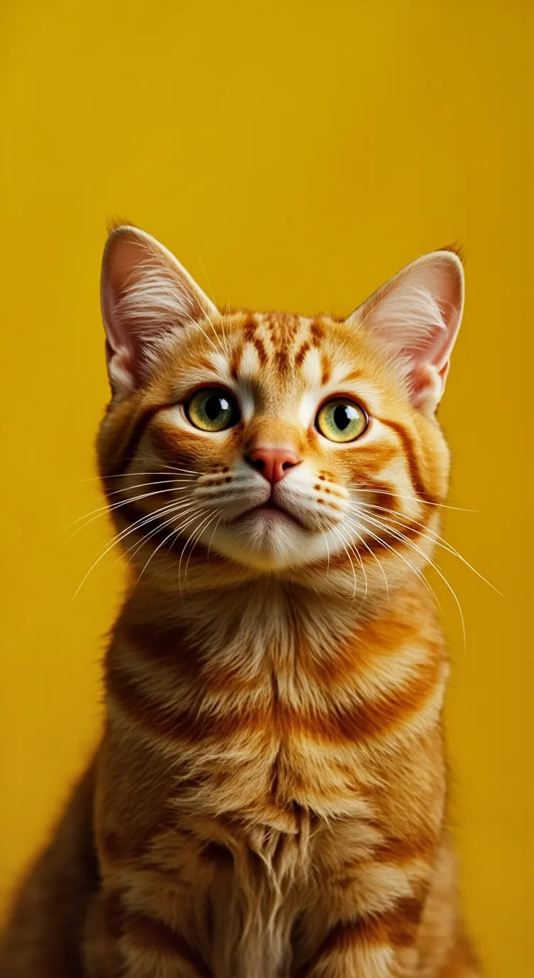 ai character: The Yellow Cat background
