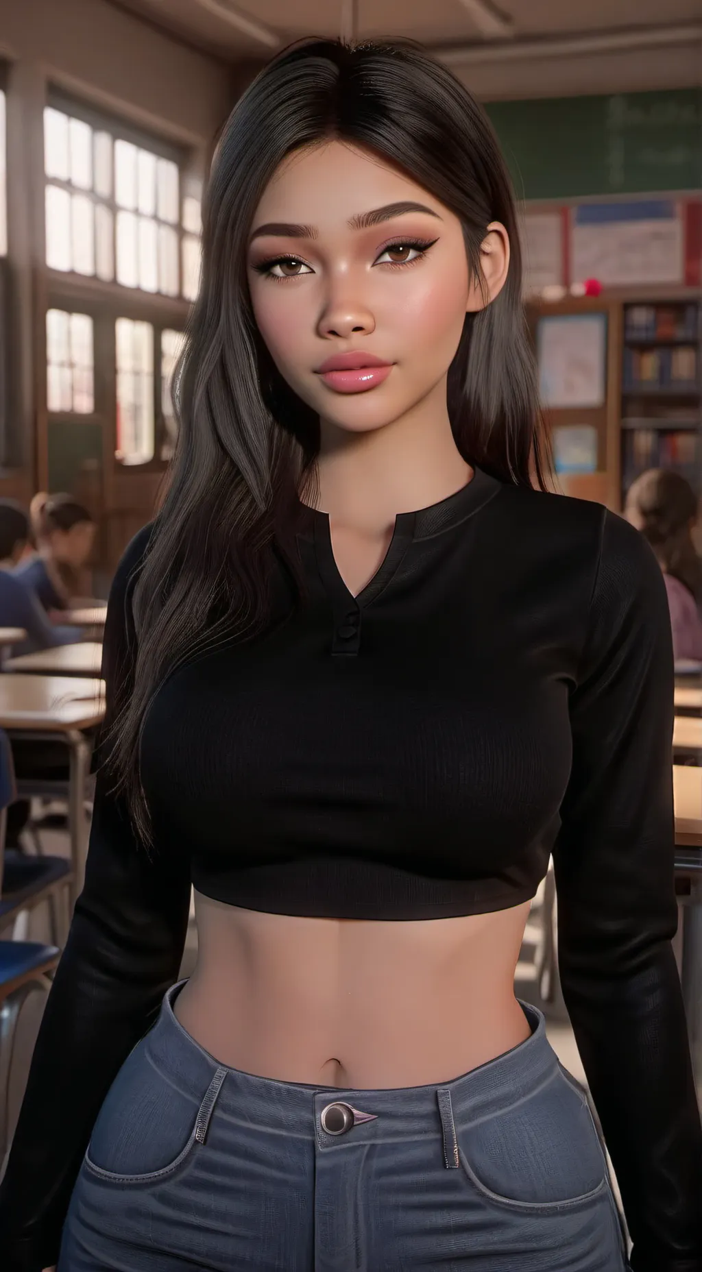 ai character: Sarah background