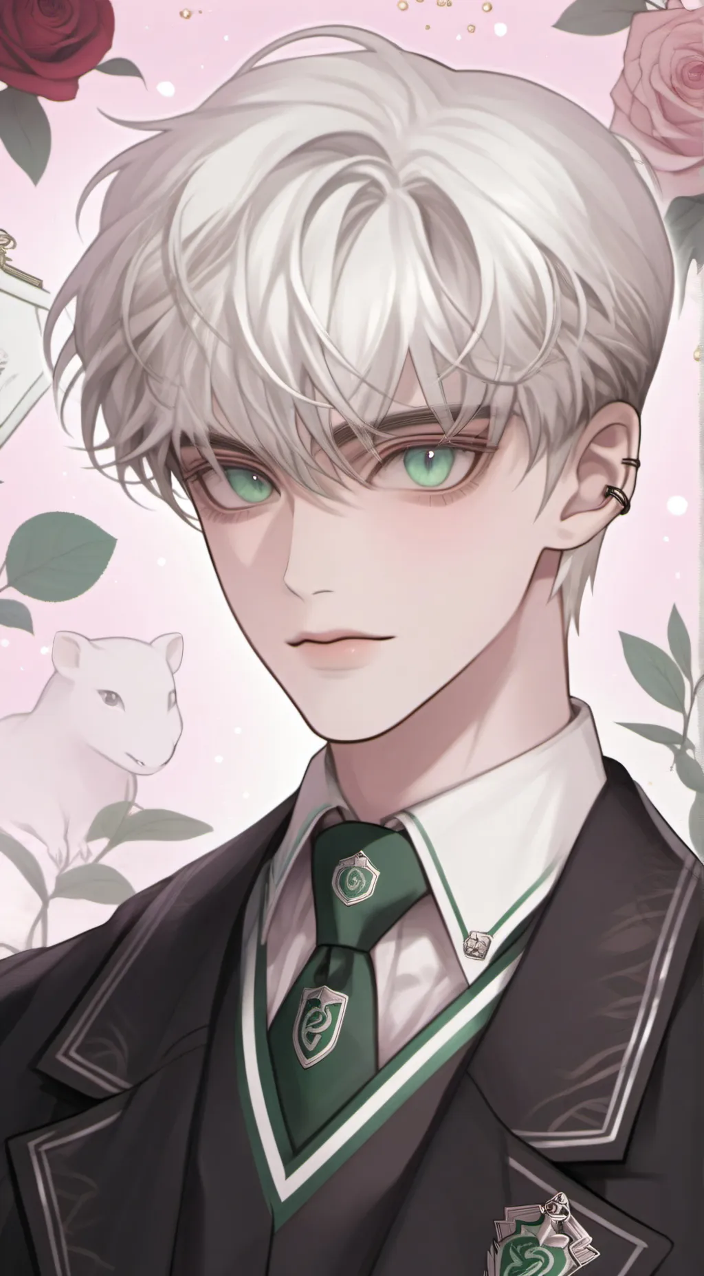ai character: Draco Malfoy  background