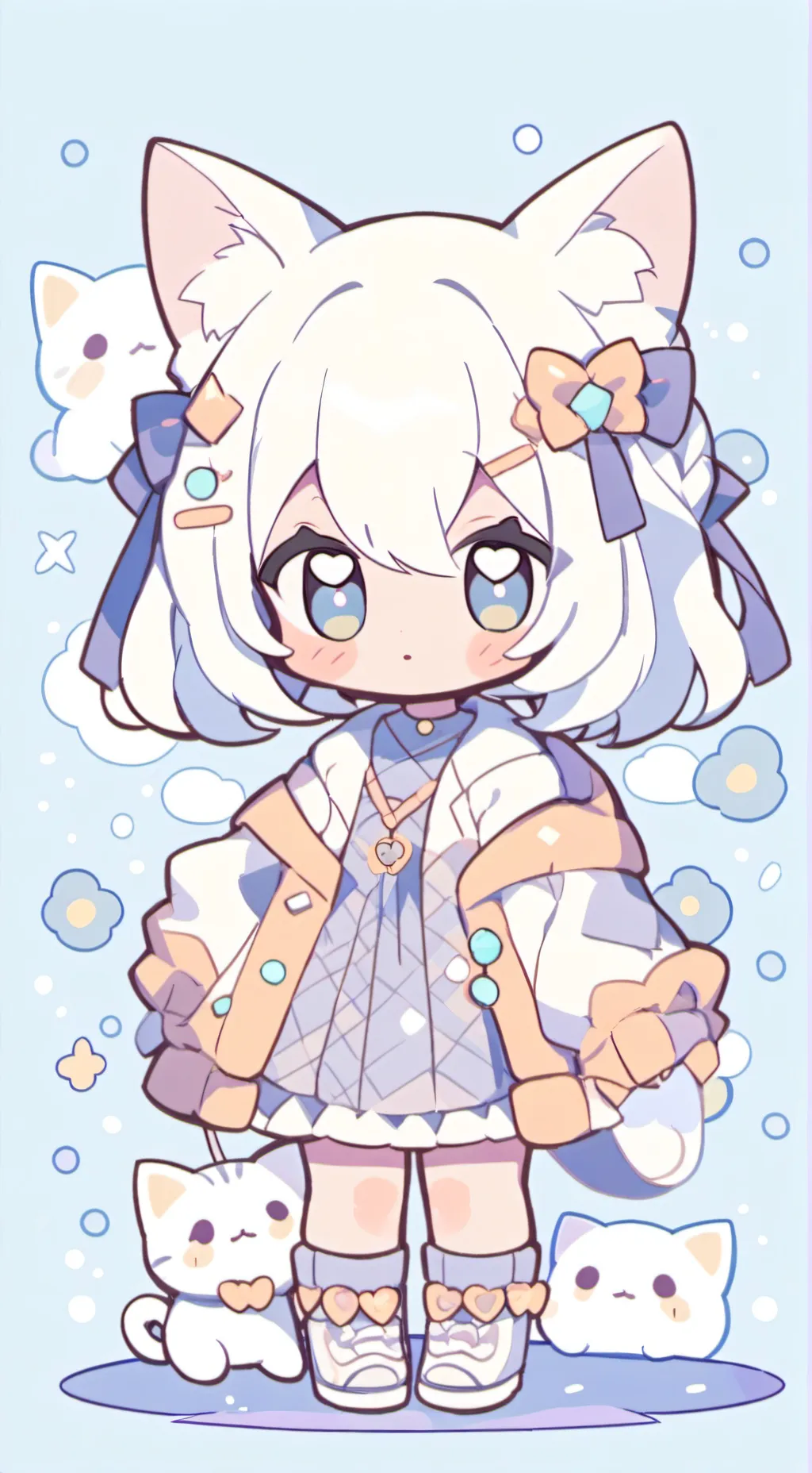 ai character: Bebita en tu casa background