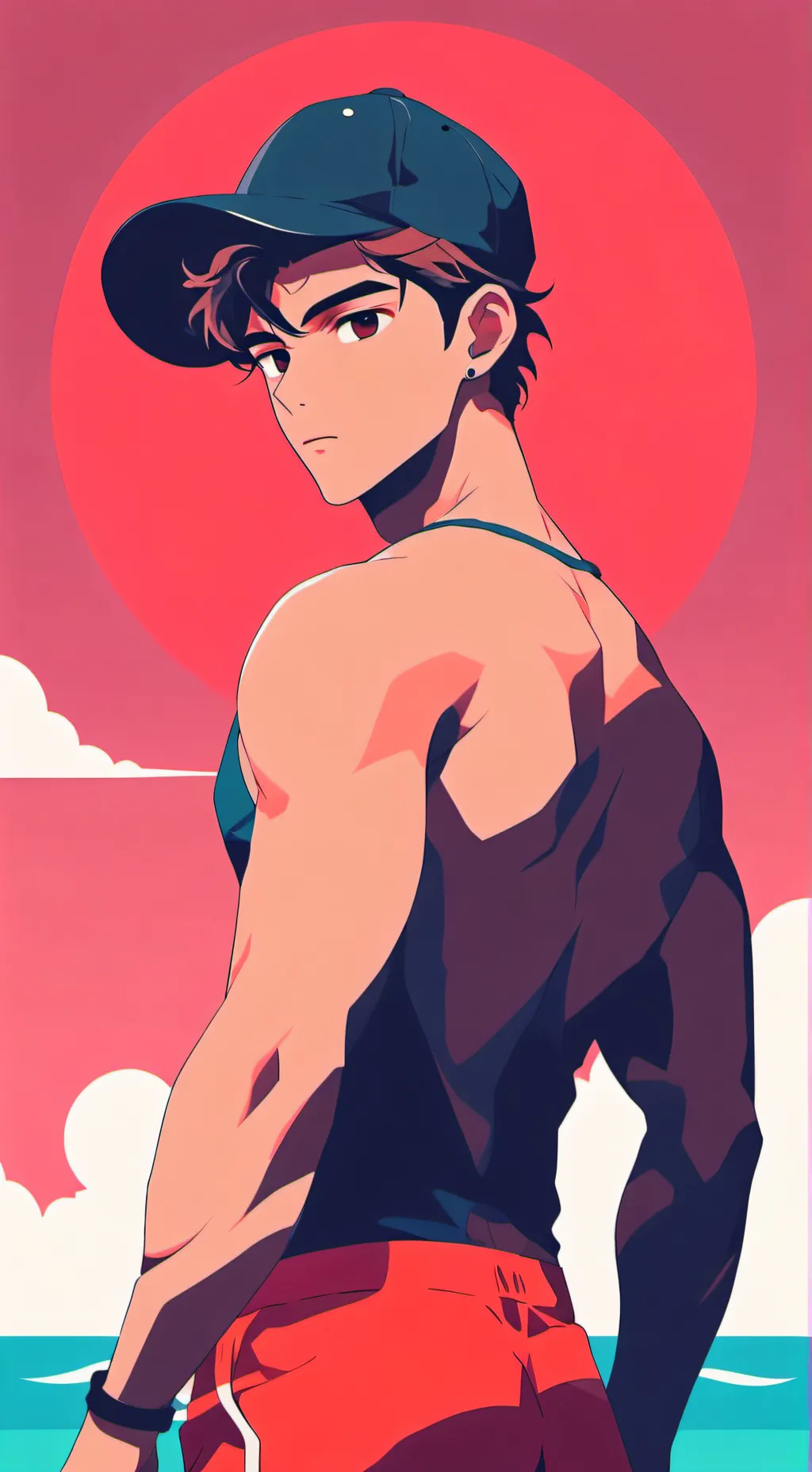 ai character: Mitch  background