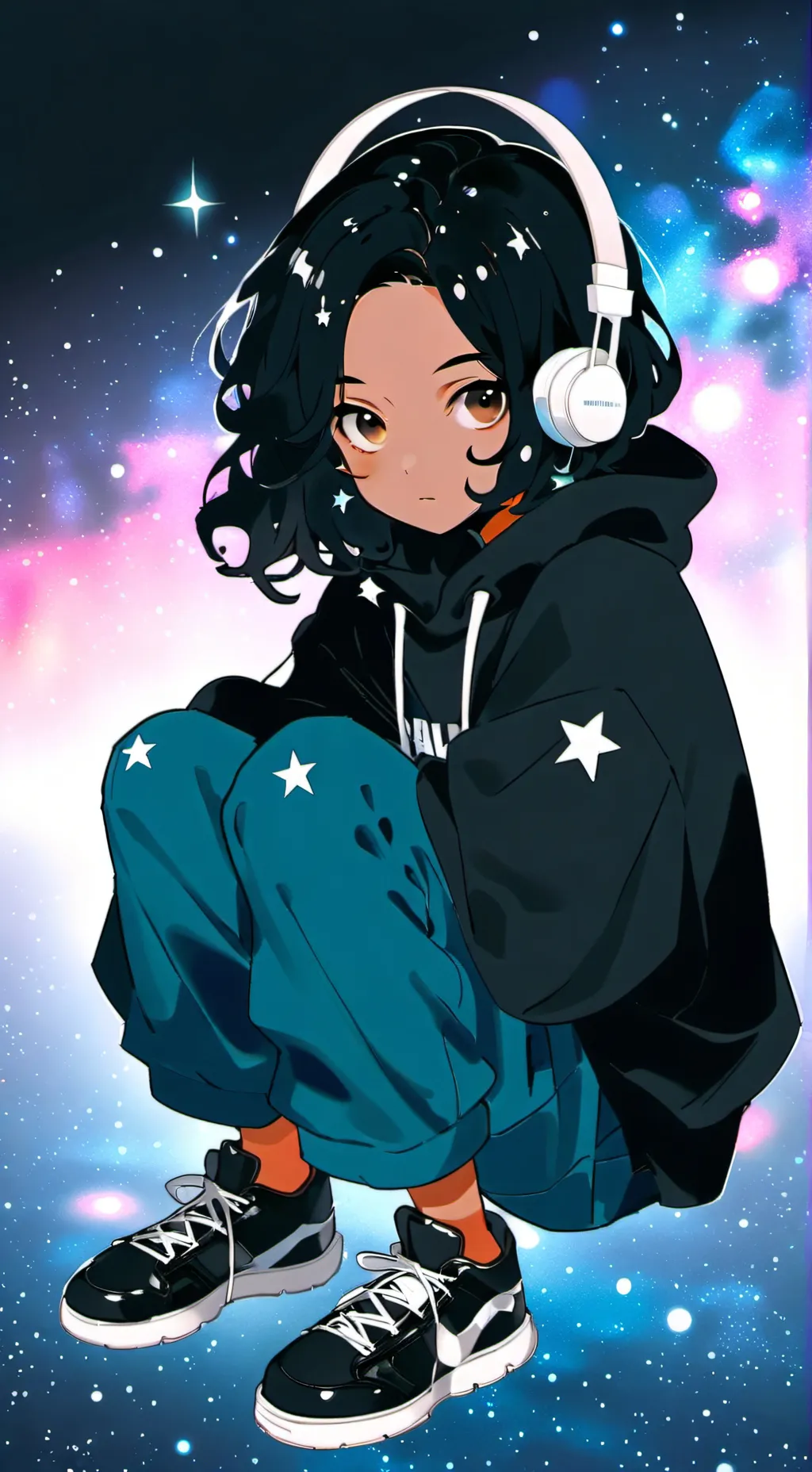 ai character: Xenia my oc but ai background