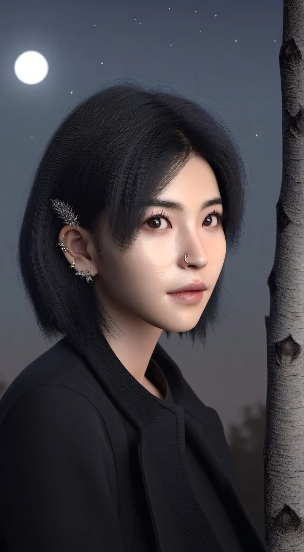 ai character: Mystery  background