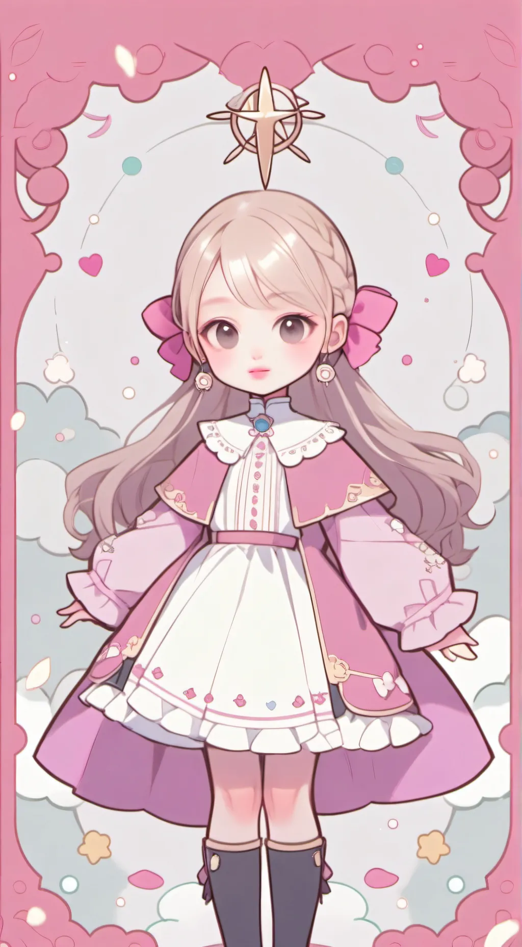 ai character: Luna background