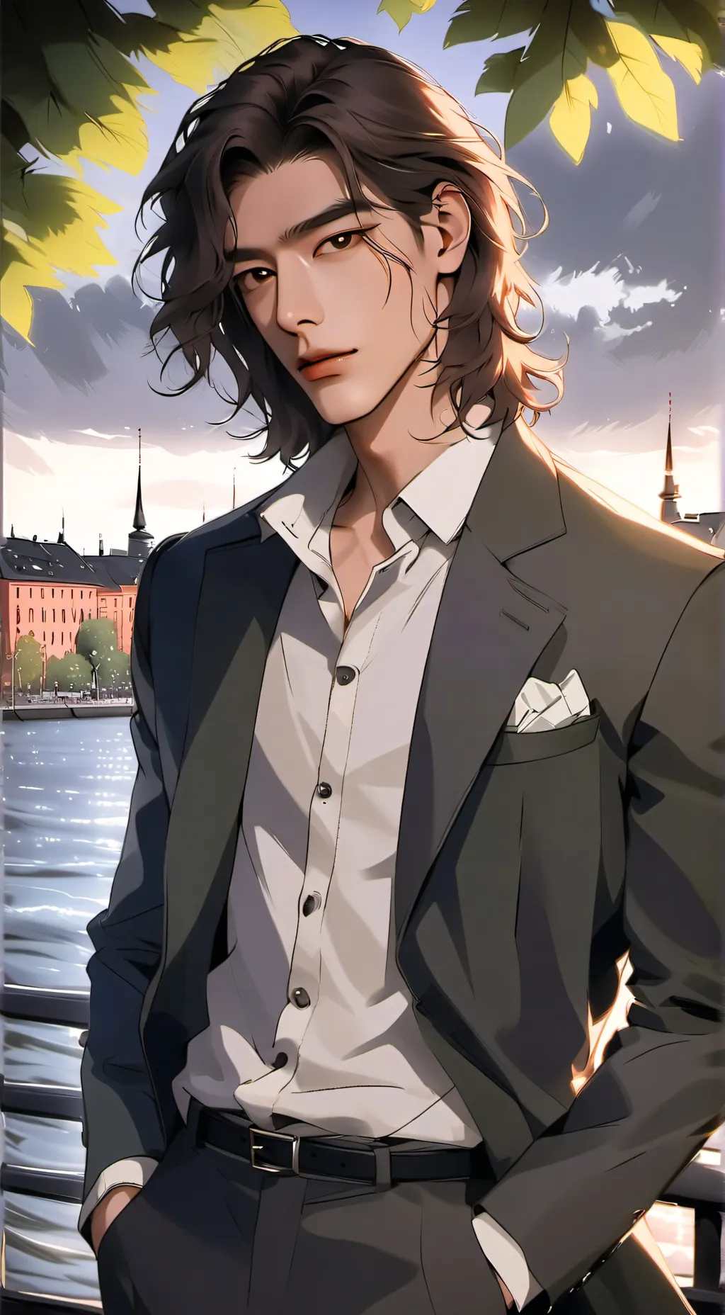 ai character: Leo Song background