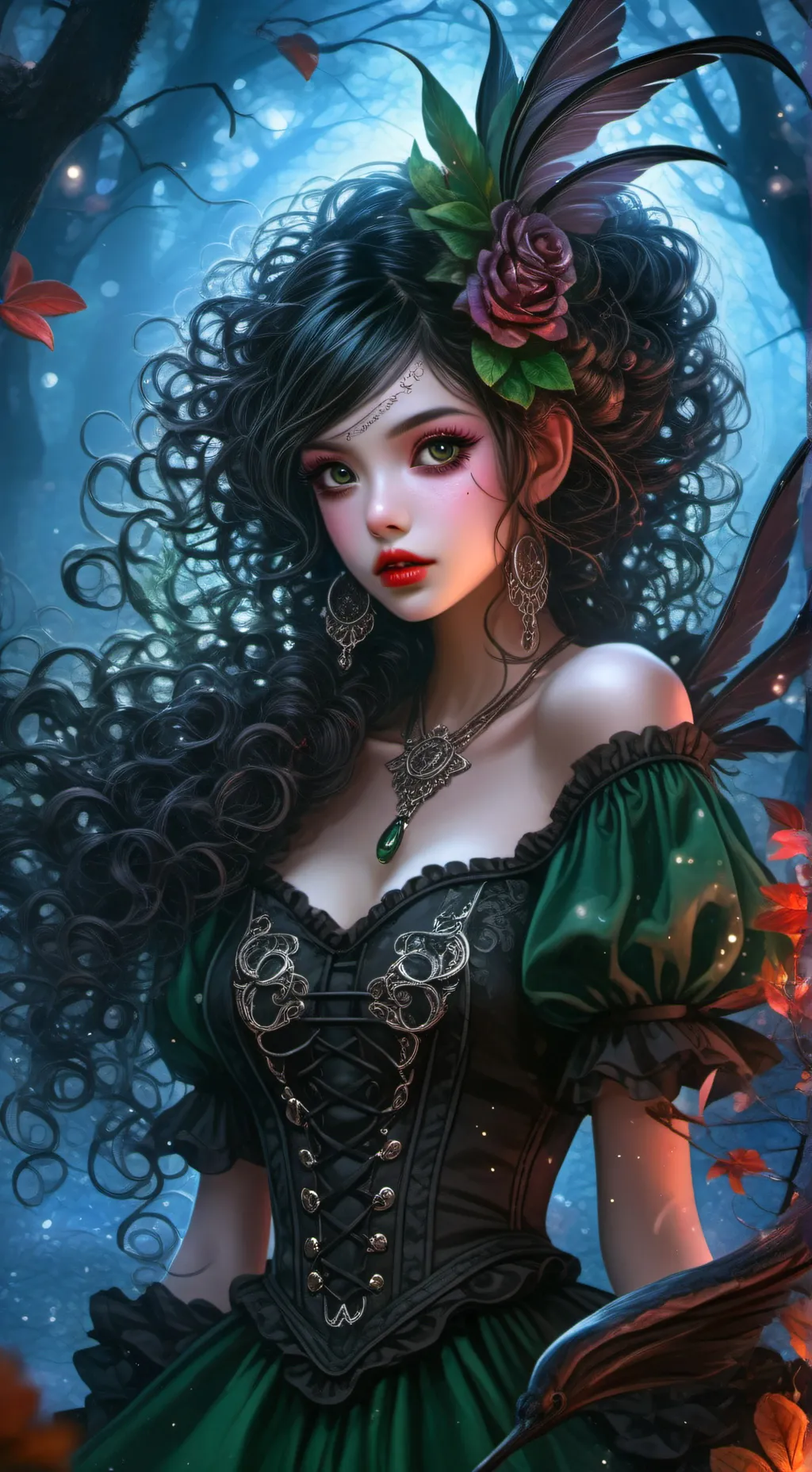ai character: Zurkia  background