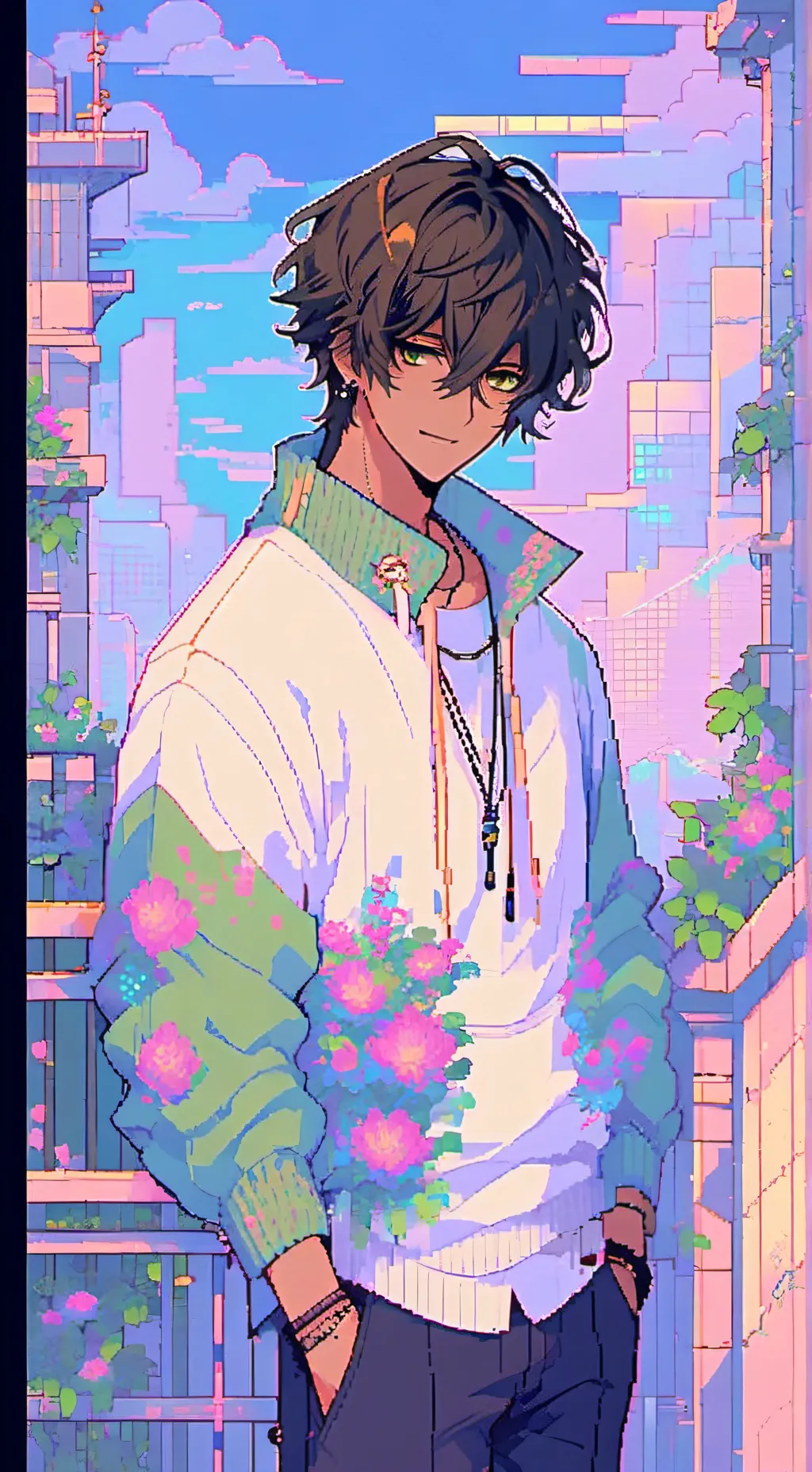 ai character: ✿☆~Alex~☆✿ background