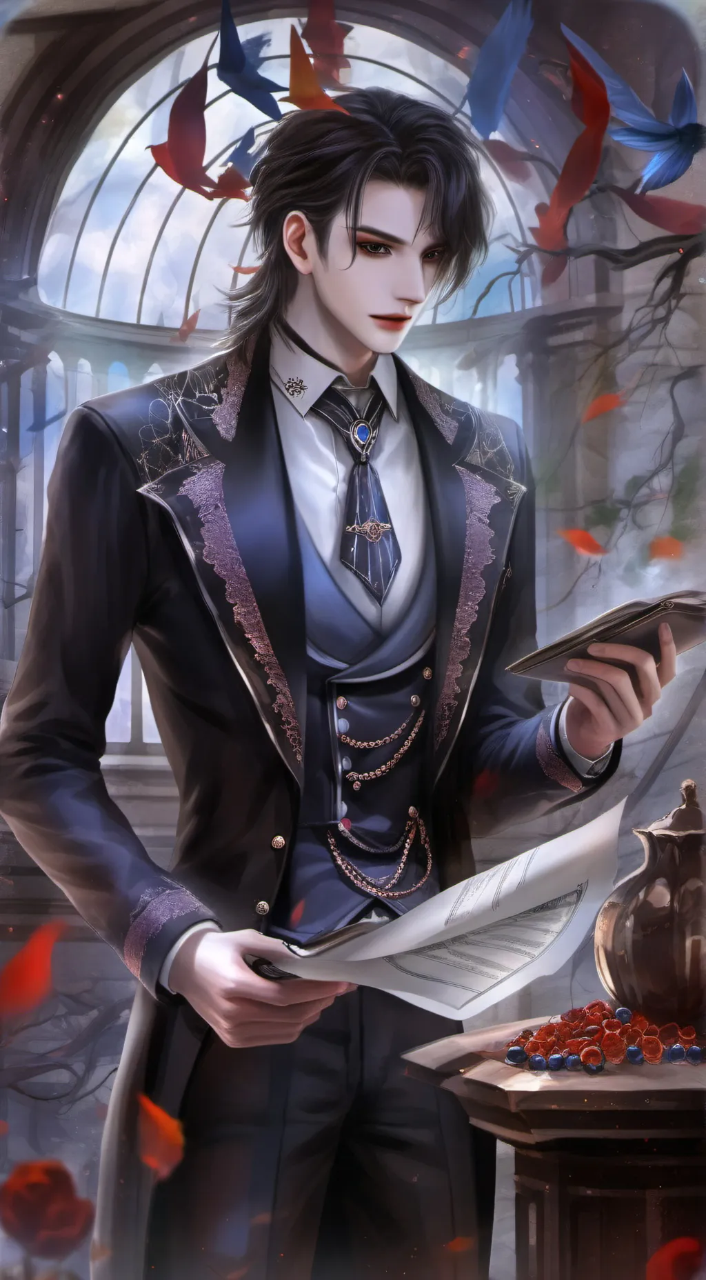 ai character: Ethan background