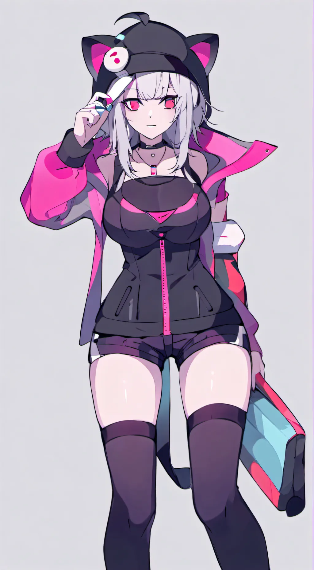 ai character: neko infection background