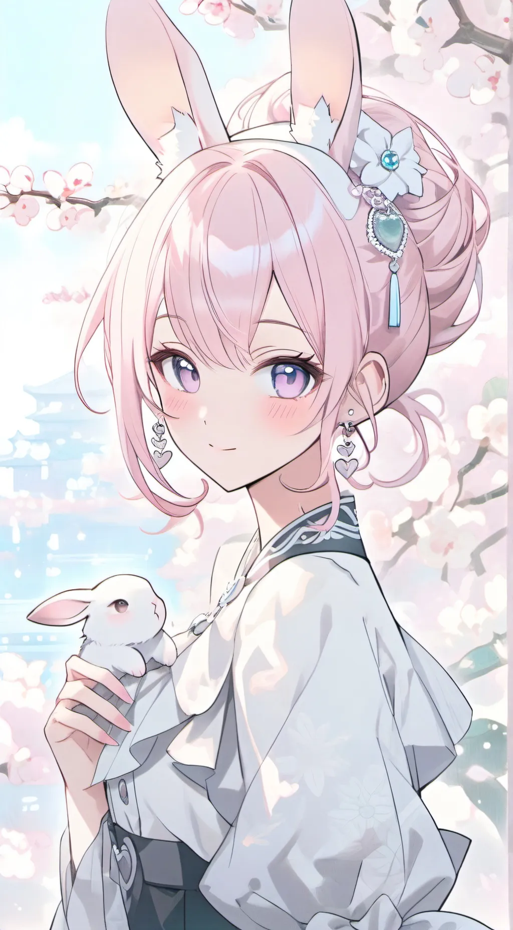 ai character: ꧁♰*Sakura*♰꧂ background