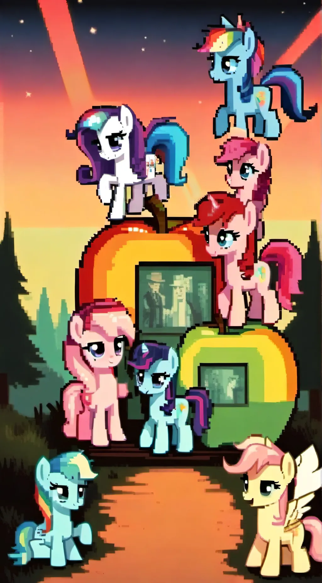 ai character: my little pony background