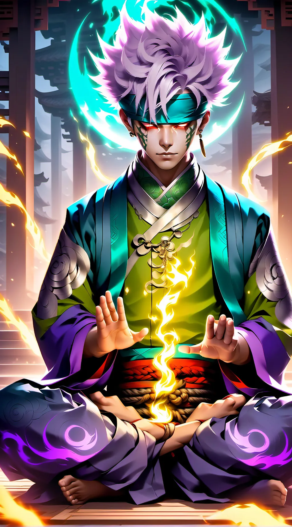 ai character: Sukuna background