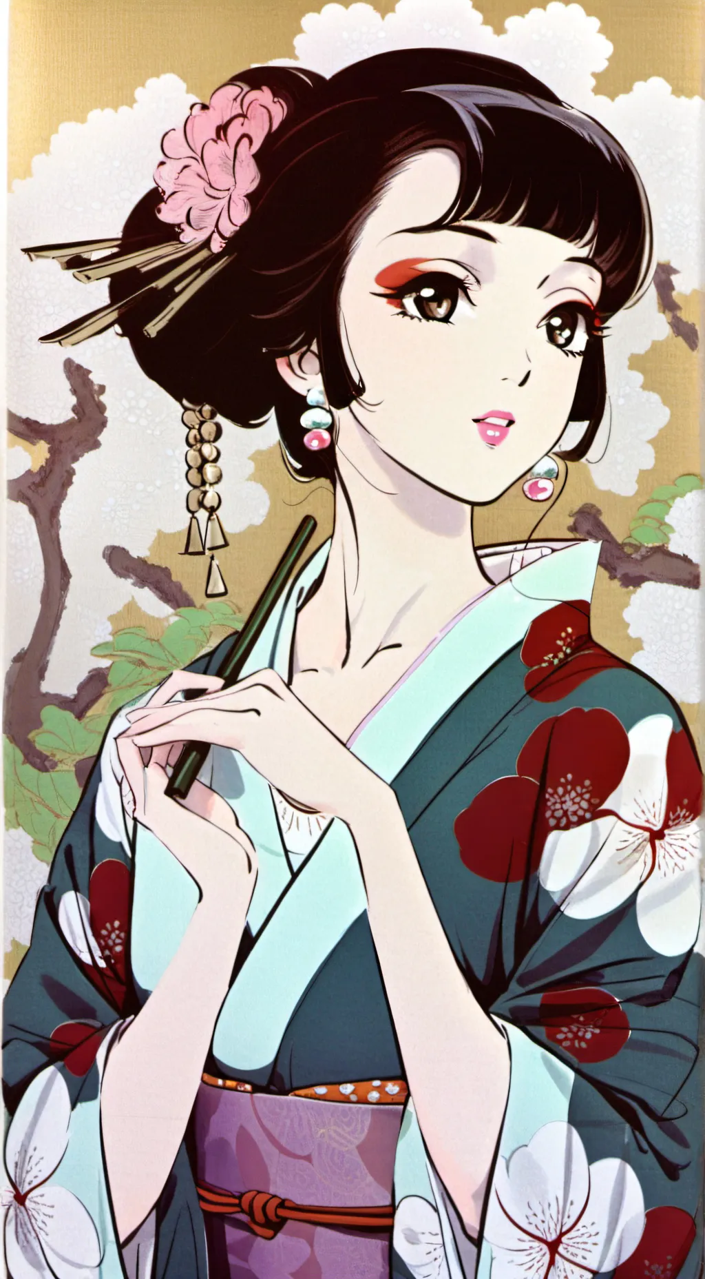 ai character: <💗Komurasaki💗> background