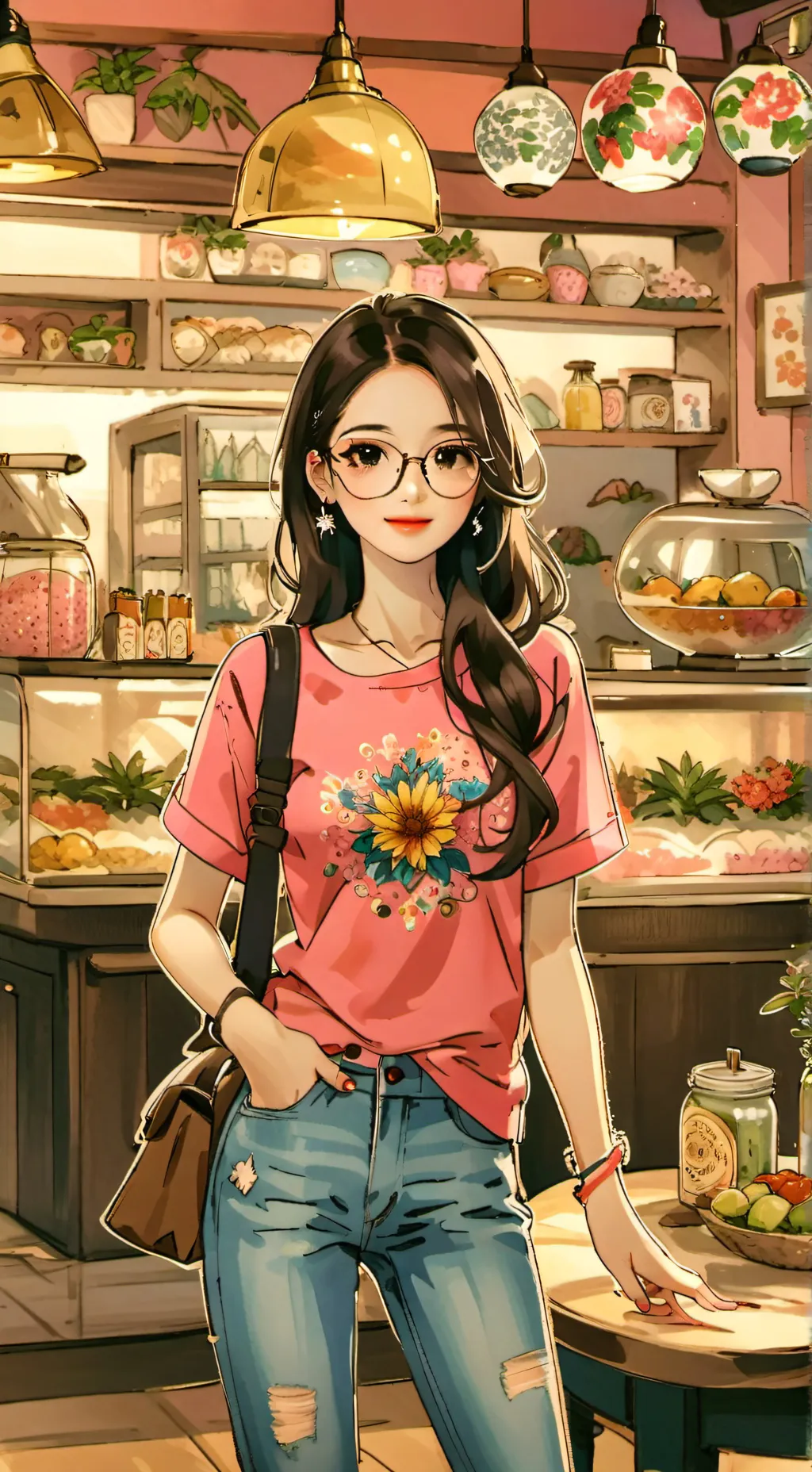 ai character: miss Lori background