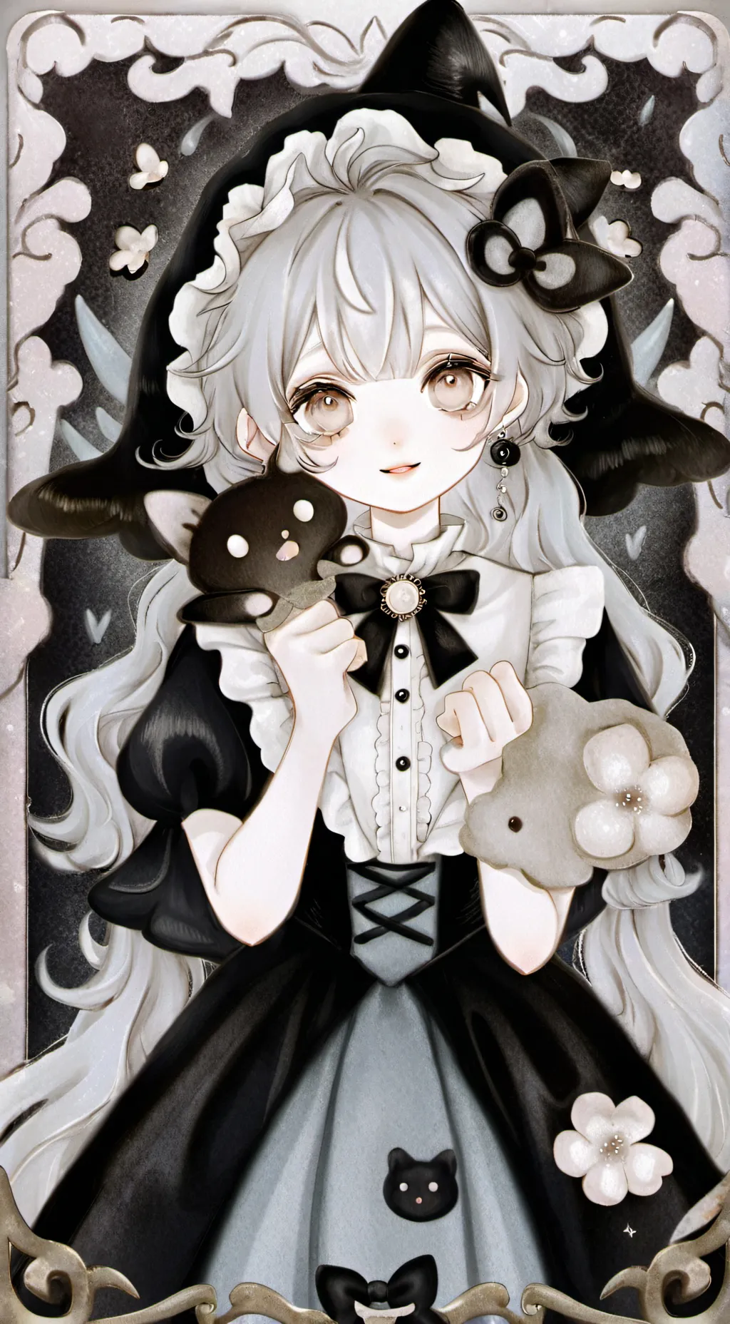ai character: Kuromi world background