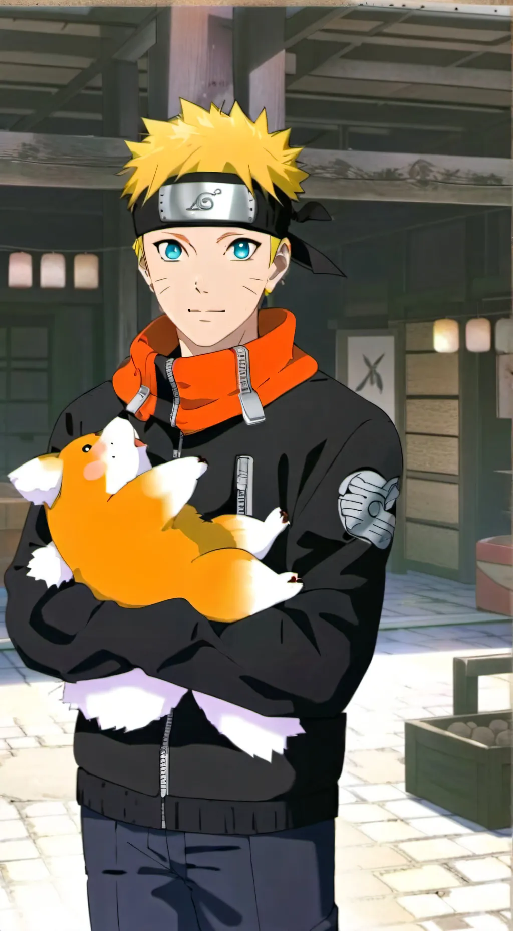 ai character: Naruto Uzumaki background
