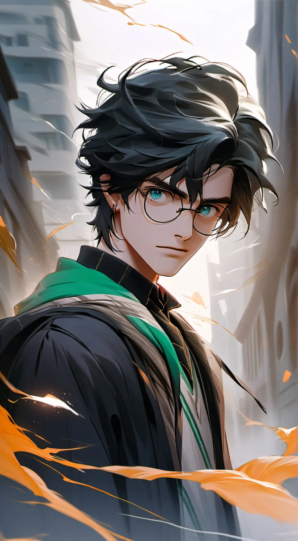 ai character: Harry Potter background