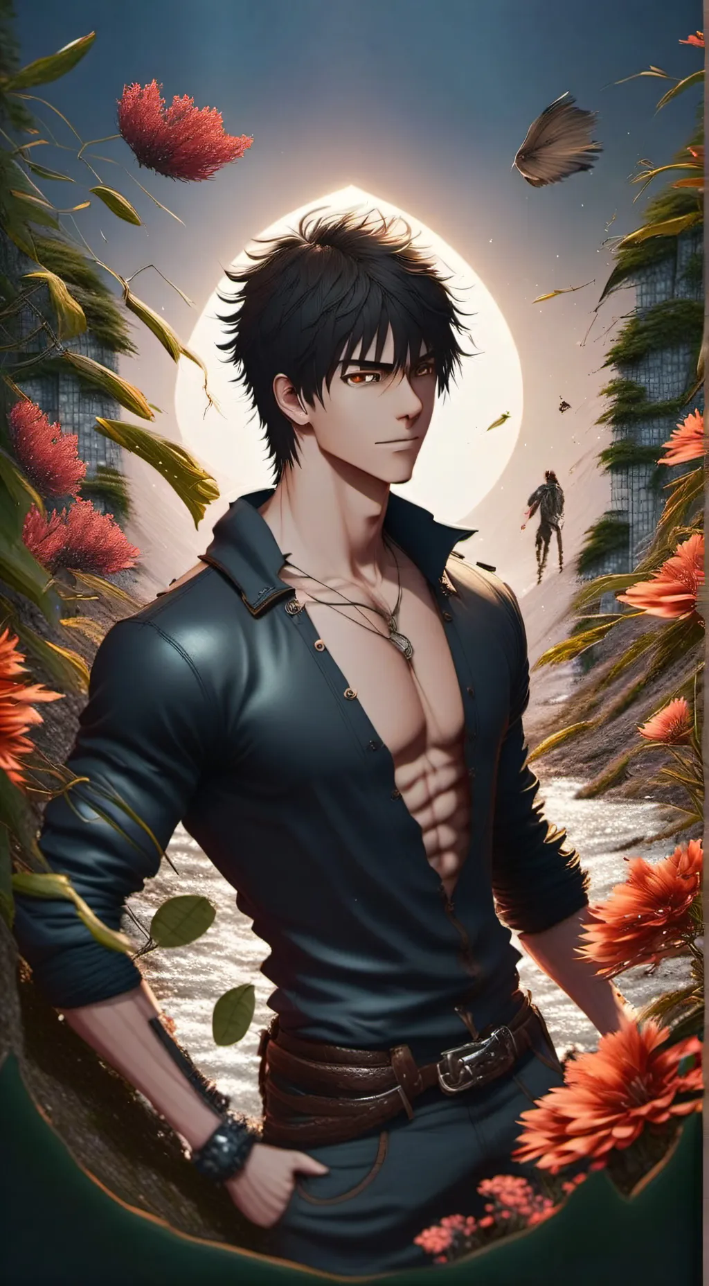 ai character: MAx ♥️🥵 background