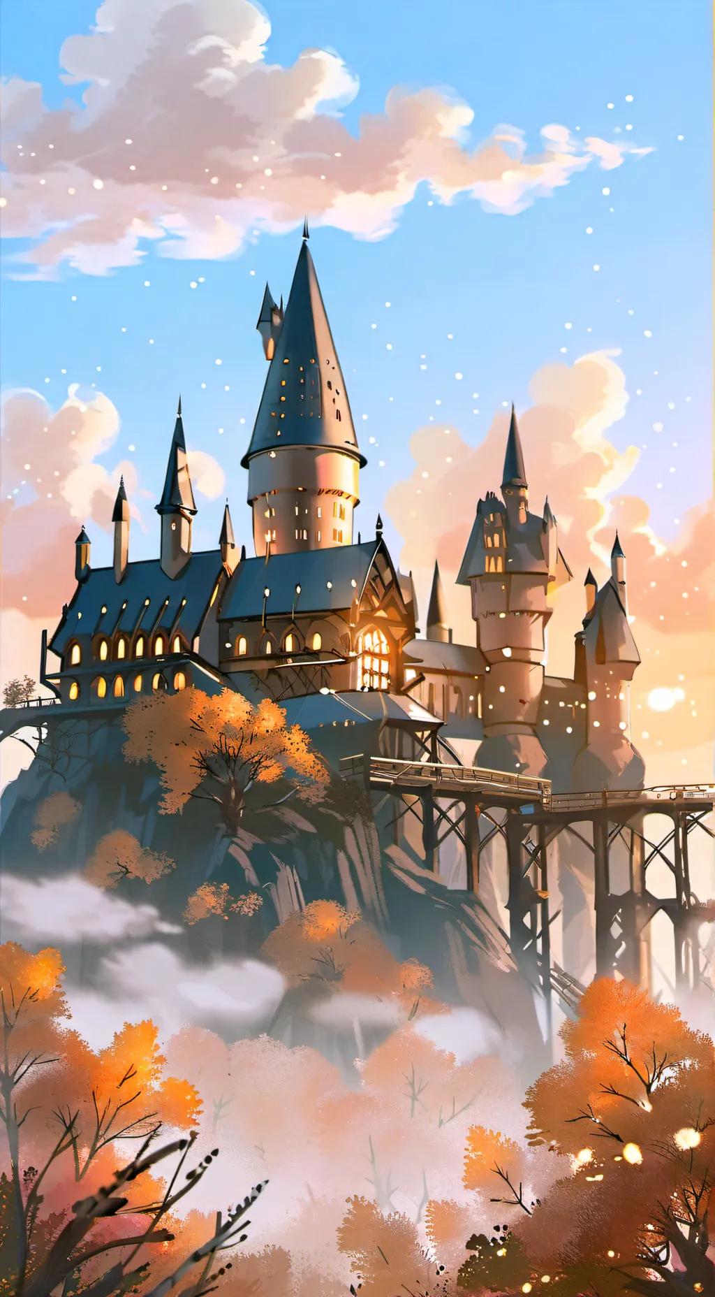 ai character: Hogwarts Suprise ✨ background